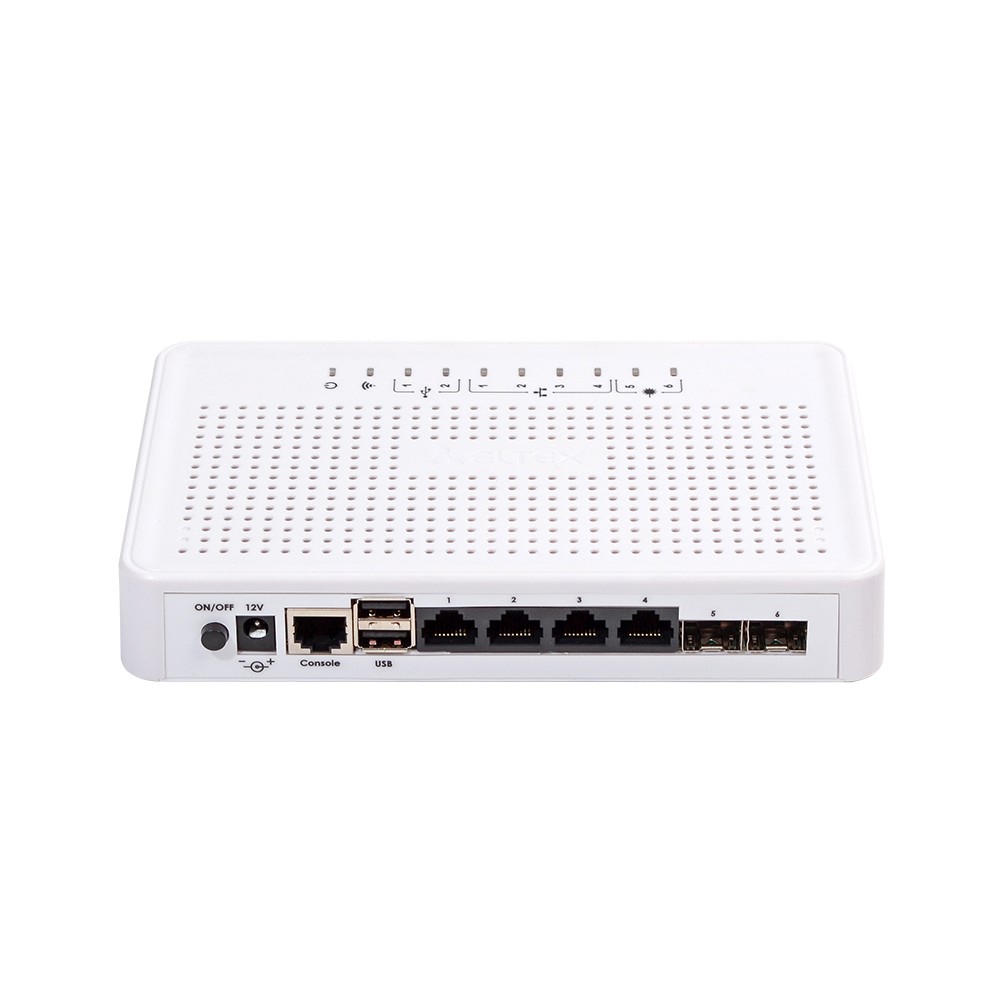 ELTEX ESR-10 Сервисный маршрутизатор 4х Ethernet 10/100/1000 Base-T, 2х 1000Base-X (SFP), 1х RS-232 (RJ-45), 2х USB2.0, 1 GB RAM, 230V AC