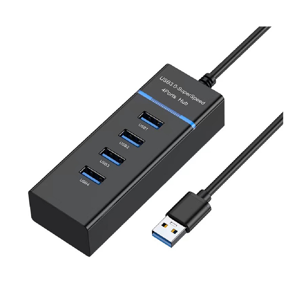 Bion USB 3.0 концентратор, 4 порта. Поддержка Plug&amp;Play. Длина провода 50 (± 3) см. LED-подсветка [BXP-A-USBA-MULTI-04]