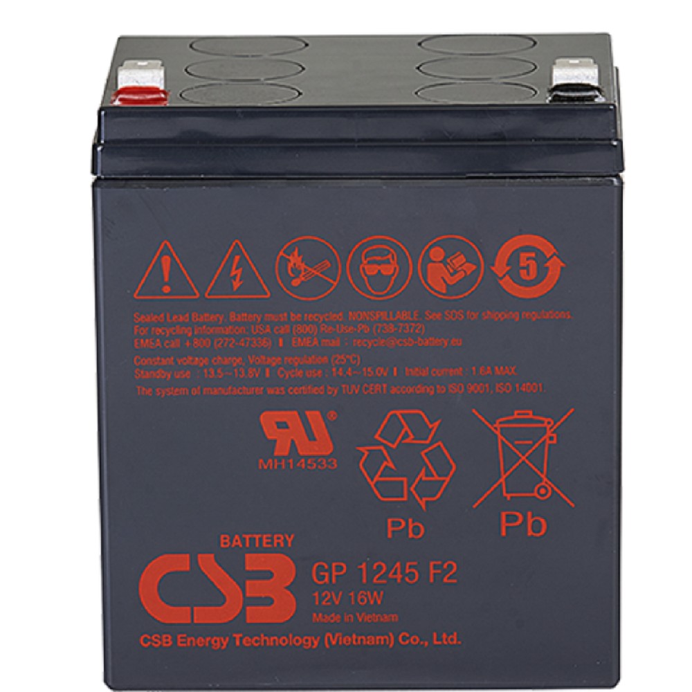 CSB Батарея GP1245 (12V  4,5Ah/16W) 