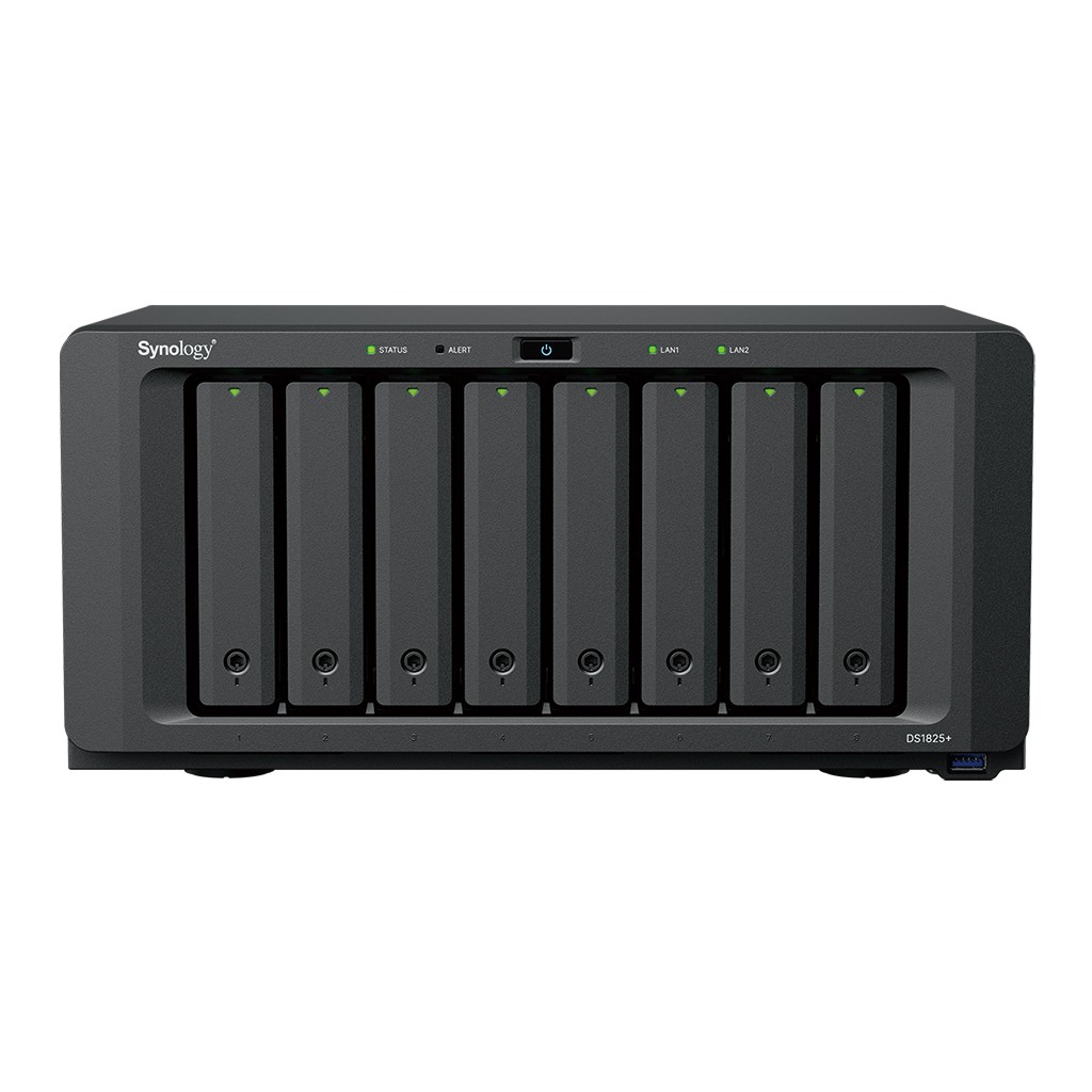 SYNOLOGY DS1825+ СХД настольное исполнение 8BAY NO HDD USB3 вилка UK/HK 3-pin