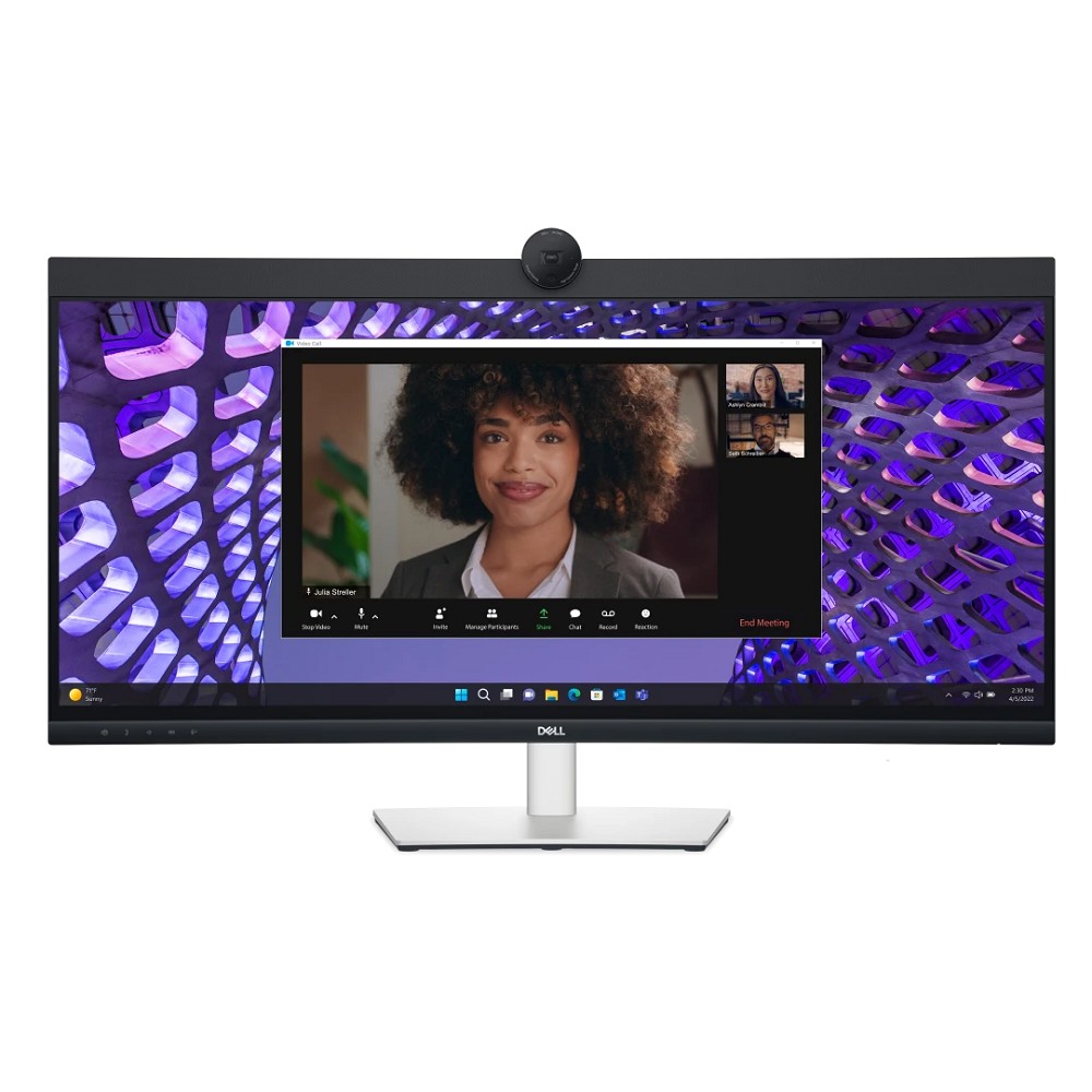 LCD Dell 34.14" P3424WEB черный {IPS 3440x1440 60Hz 21:9 1000:1 300cd 178/178 HDMI DisplayPort USB M/M WebCam HAS Pivot}