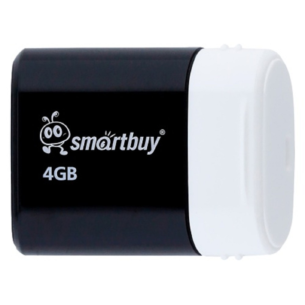 Smartbuy USB Drive 4GB LARA Black (SB4GBLara-K)