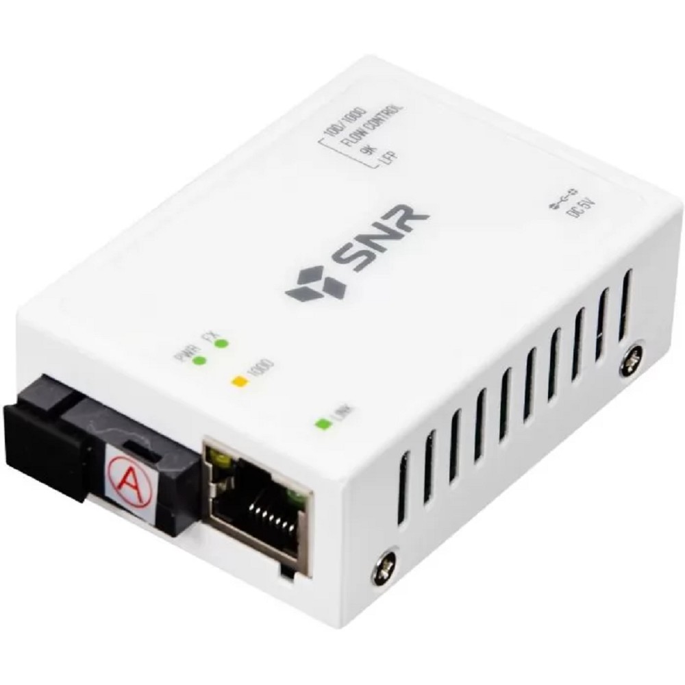 SNR SNR-CVT-1000A Медиаконвертер 10/100/1000-Base-T / 100/1000Base-FX, Tx/Rx: 1310/1550нм