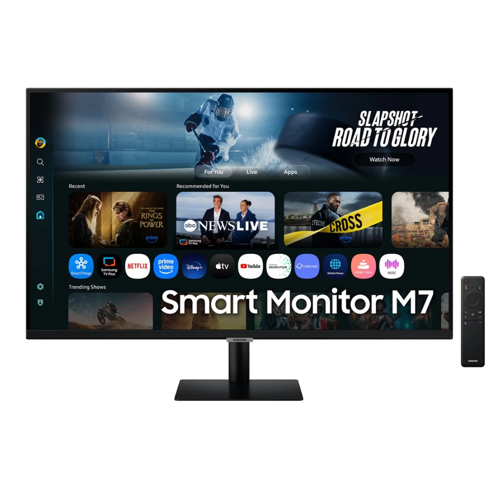 LCD Samsung 32" S32FM702UI черный {VA LED 3840x2160 60Hz 4ms 300cd 3000:1 8bit 16:9 178/178 2xHDMI USB-C 3xUSB 2x5W HDR10 WiFi Bluetooth Smart VESA}