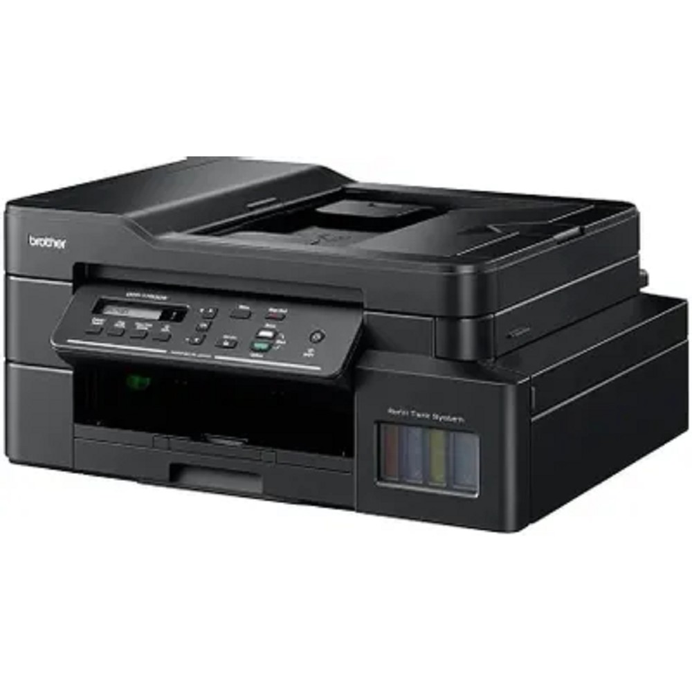 Brother DCP-T720DW { А4, цветной струйный, 17/16,5 стр/мин, 128Мб, дуплекс, ADF20, WiFi, старт.картриджи 2xBK,1xCMY} (DCPT720DWR1)