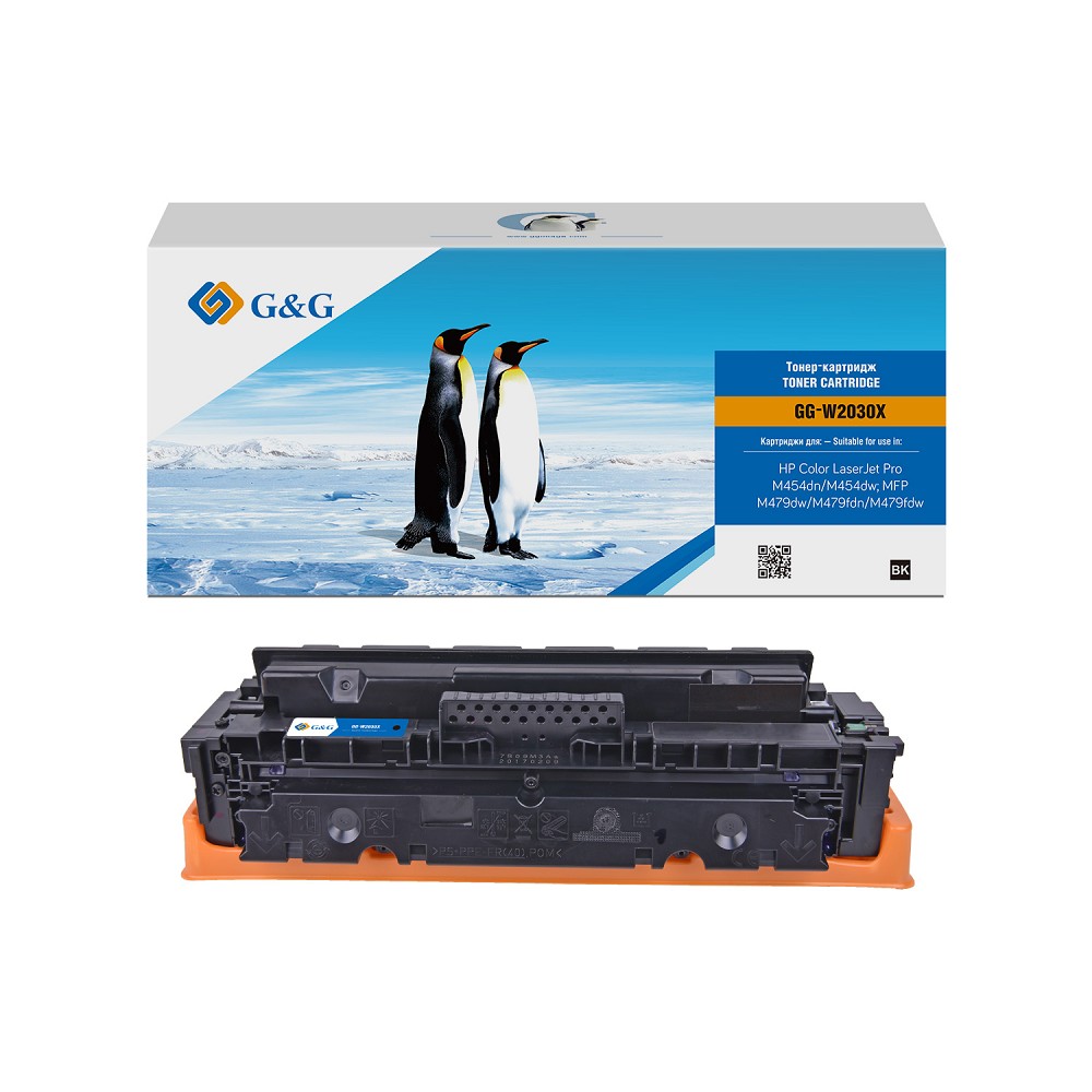 Картридж лазерный G&amp;G GG-W2030X 415X черный (7500стр.) для HP LJ M454/MFP M479