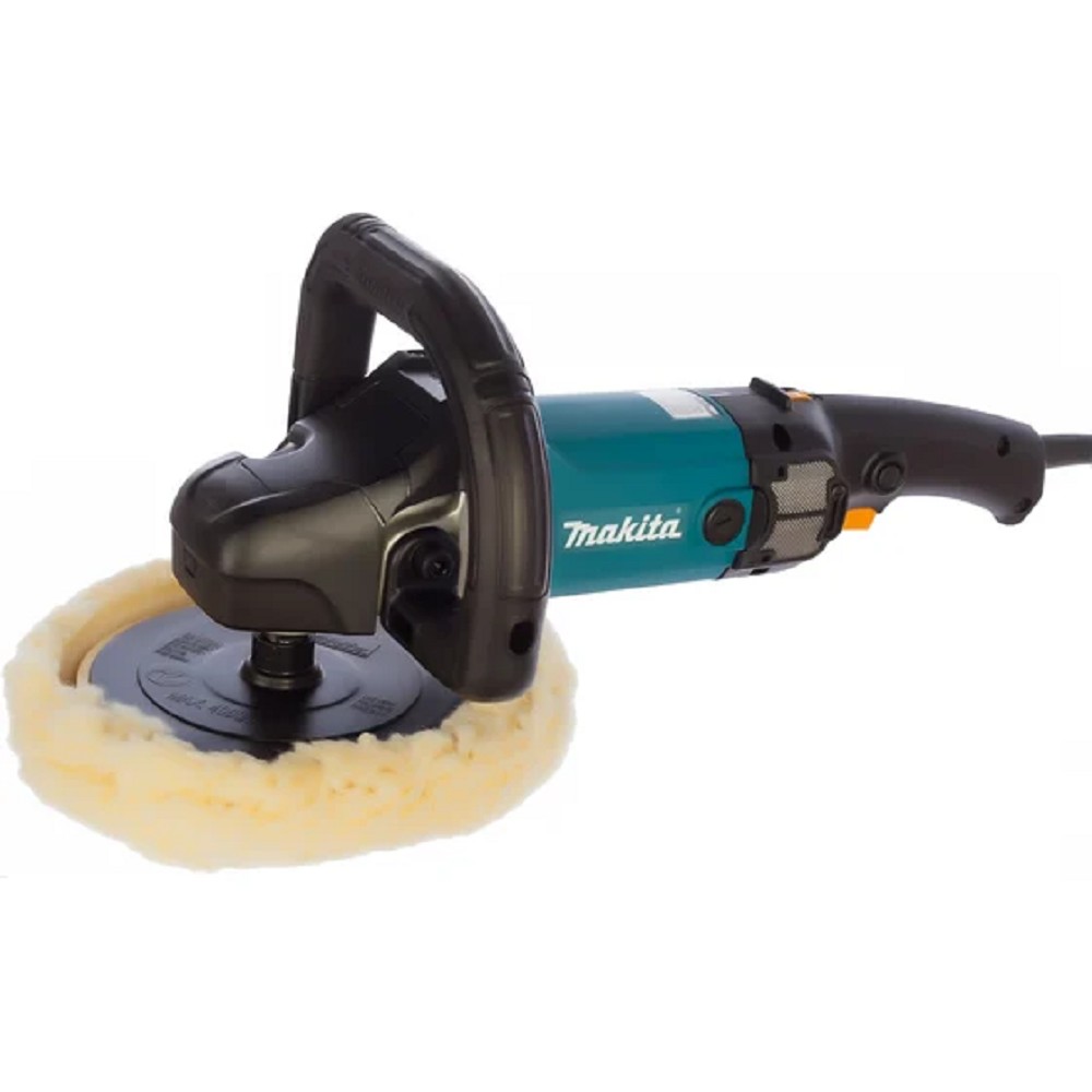 Makita 9237CB Полировальная шлифмашина [9237CB] {1200Вт,ф180мм,0-3200об\м,3.4кг,кор}