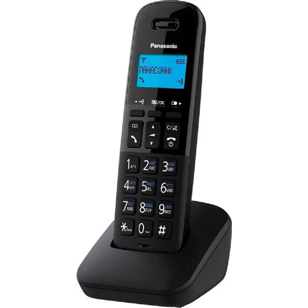Panasonic KX-TGB610RUB (черный) {Беспроводной DECT,40 мелодий,телефонный справочник 120 зап.