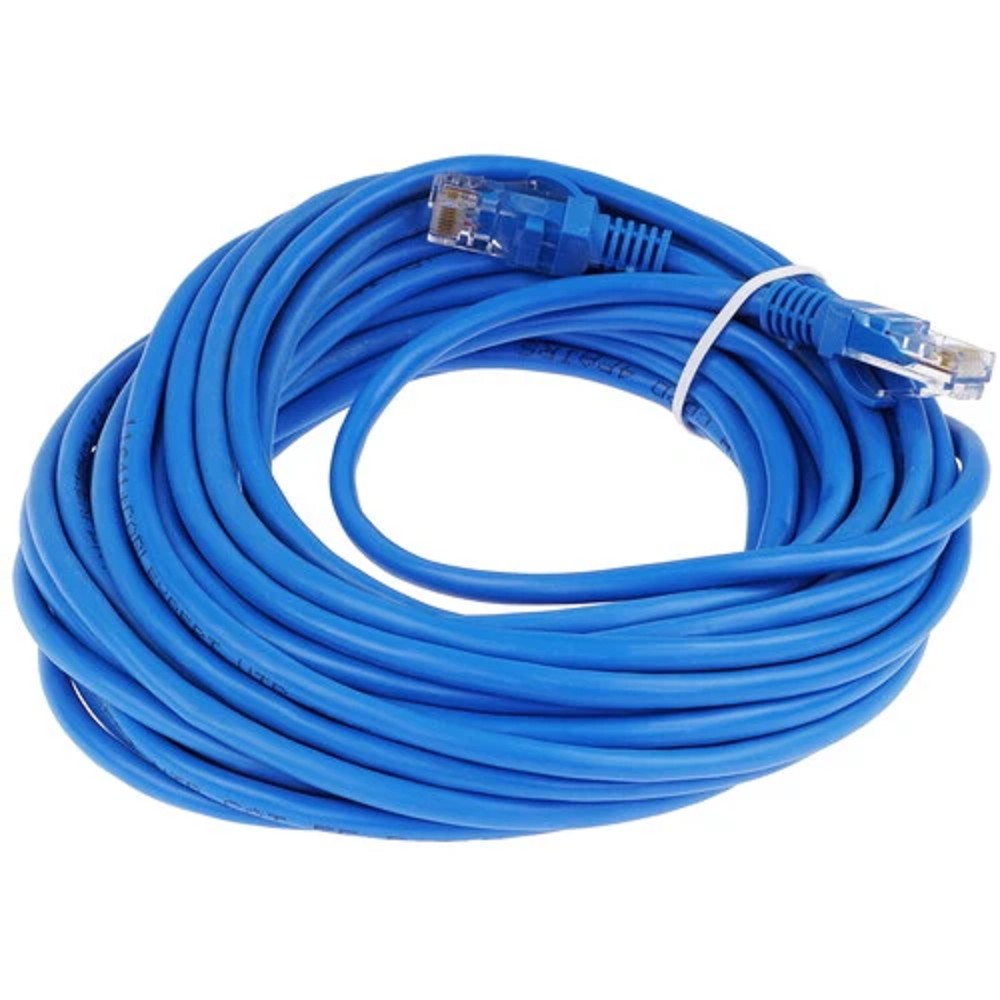 Патч-корд UTP Cablexpert PP12-10M/B кат.5e, 10м, литой, многожильный (синий)