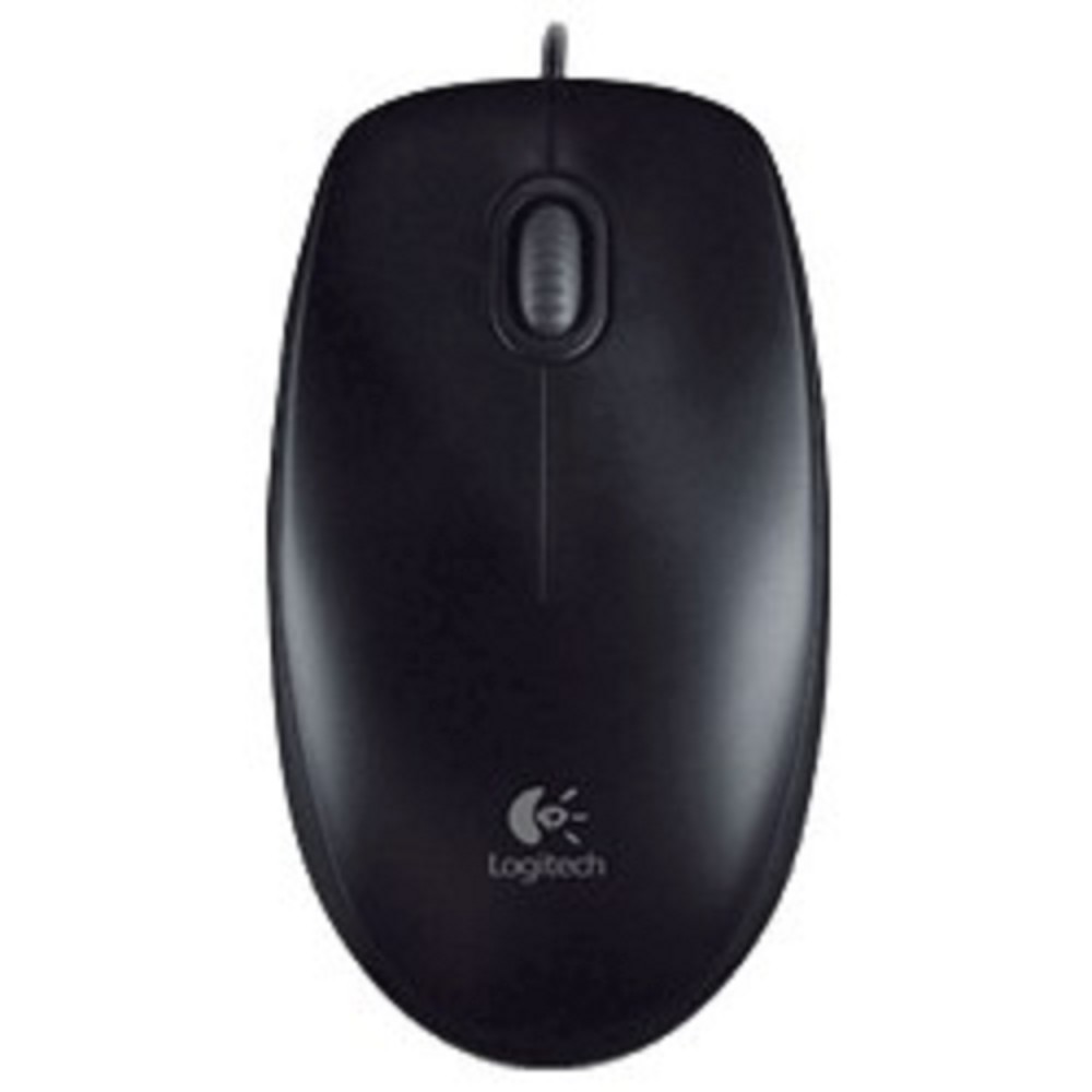 Повреждение упаковки 910-003357/910-006605 Мышь Logitech B100 Black USB OEM