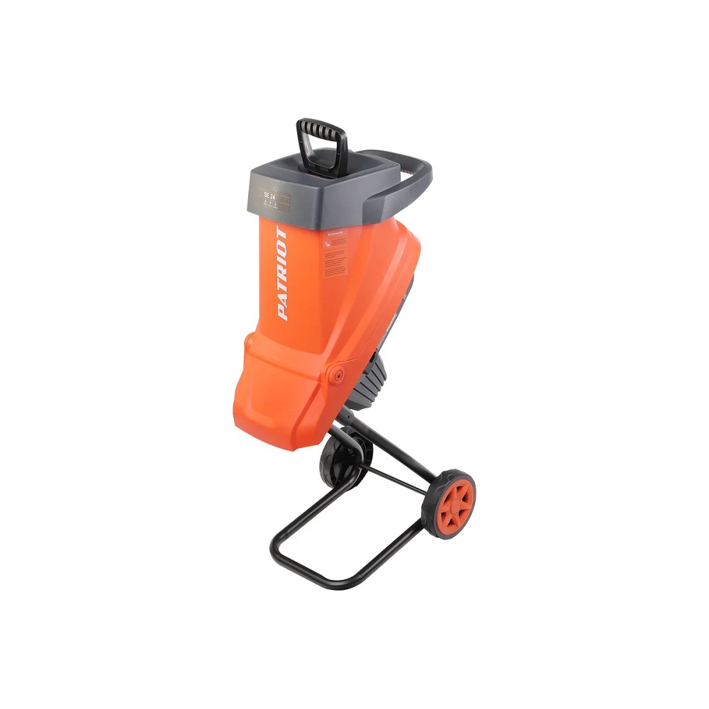 Измельчитель садовый PATRIOT PT SE24 [732304620] {Мощность дв. 2400Вт; 220В; скорость вращения 4500об/мин; макс. диаметр измельчения 40мм}