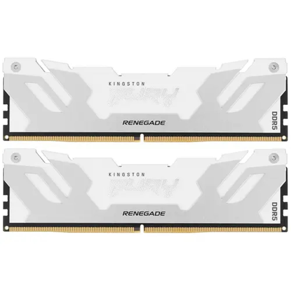Kingston DDR5 DIMM 32GB 6400MT/s CL32 (Kit of 2) FURY Renegade White XMP