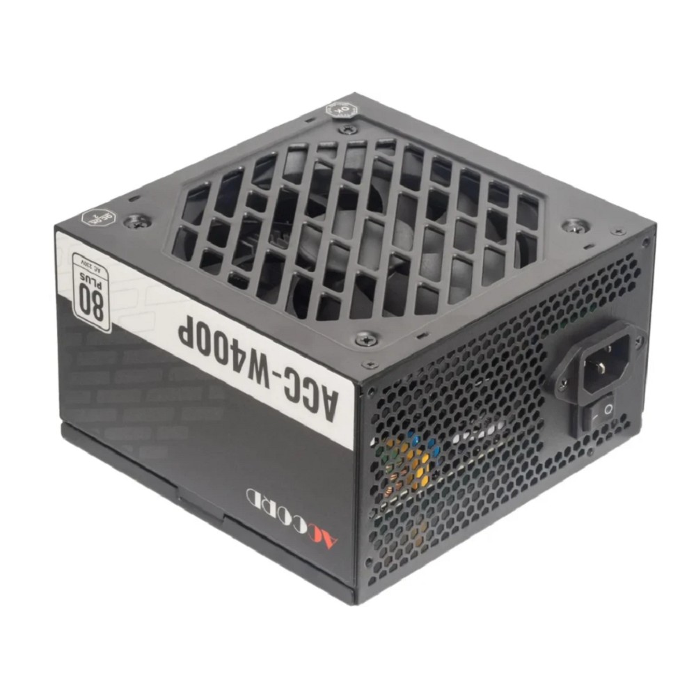 Accord ACC-W400P ATX 400W ACC-W400P 80+ white (20+4pin) 120mm fan 6xSATA RTL
