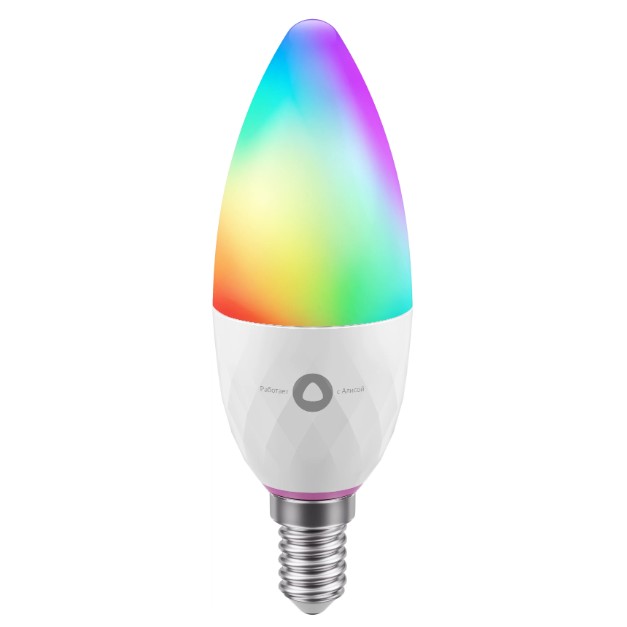 Яндекс.Умная лампочка E14 White 4.8Вт 430lm Wi-Fi [YNDX-00017]