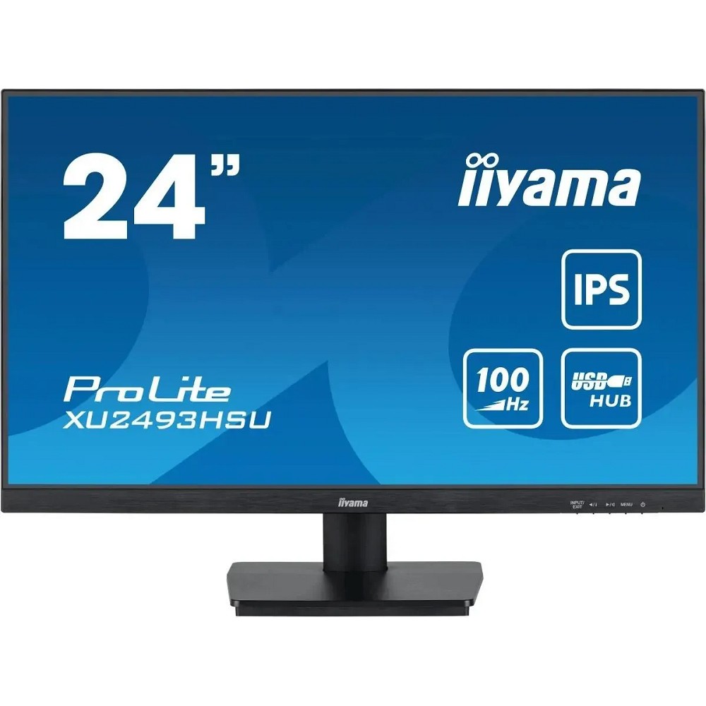 LCD IIYAMA 23.8" XU2493HSU-B7 {IPS 1920x1080 100Hz 1ms 300cd HDMI DisplayPort USB M/M}